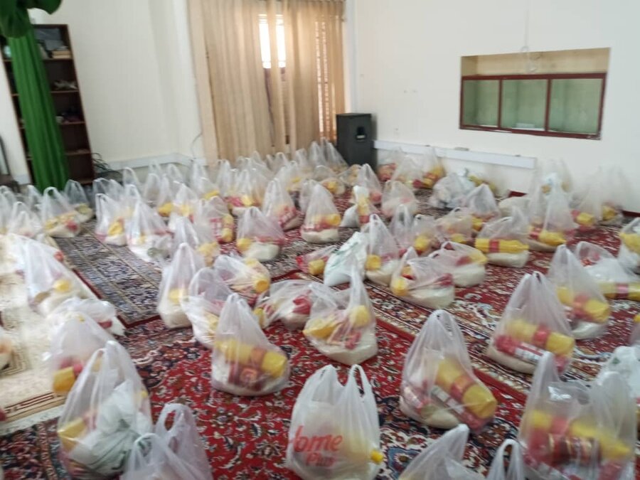 مسجد سلیمان|توزیع ۴۰۰  بسته معیشتی بین مددجویان بهزیستی 