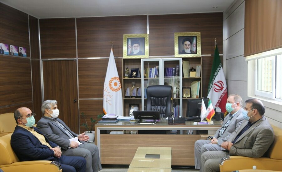 دیدار رئیس دانشگاه پیام نور مازندران با مدیرکل بهزیستی استان