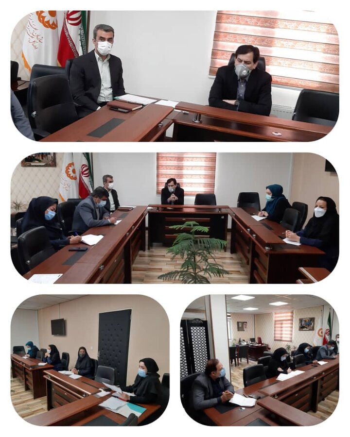 کمیته ساختار و فناوری های مدیریتی بهزیستی البرز تشکیل جلسه داد 

