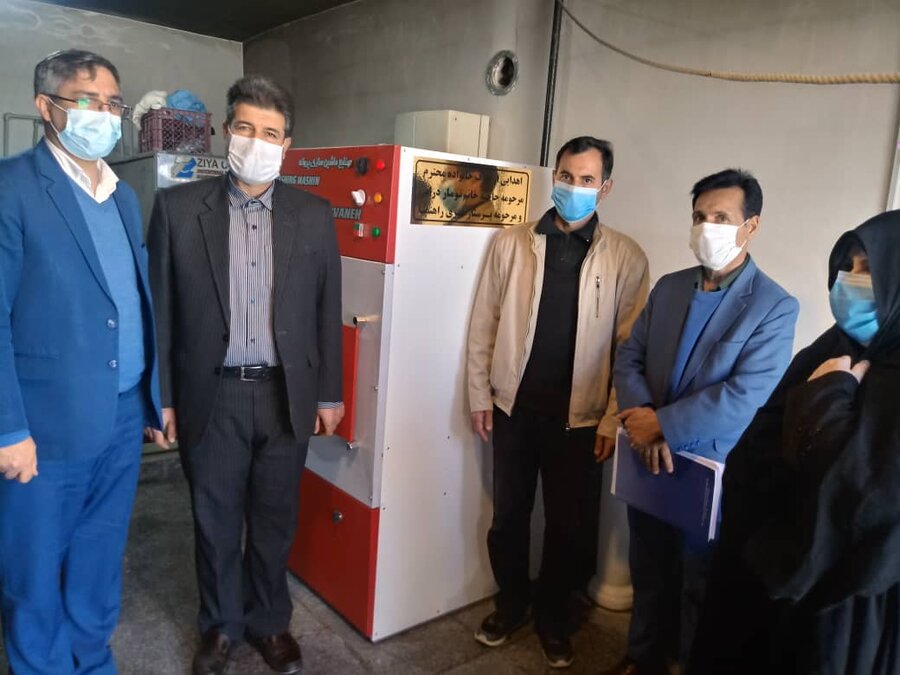 شیروان| اهداء یک دستگاه خشک کن صنعتی به مرکز مهر شیروان 