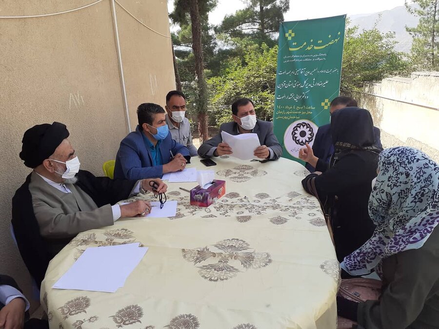  برپایی میز مثبت زندگی در مناطق محروم استان قزوین 