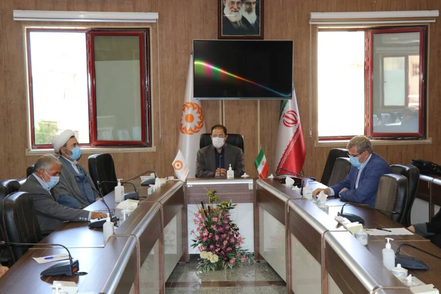 برگزاری نشست مشترک بین بهزیستی آذربایجان غربی و ستاد بازسازی عتبات عالیات استان