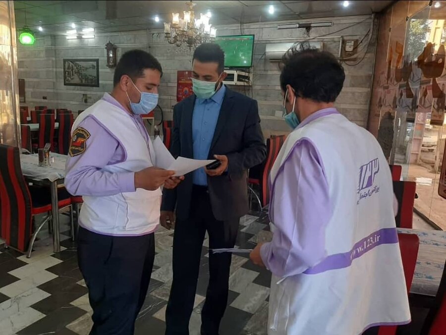 فیروزکوه| گشت تیم سیار اورژانس اجتماعی شهرستان