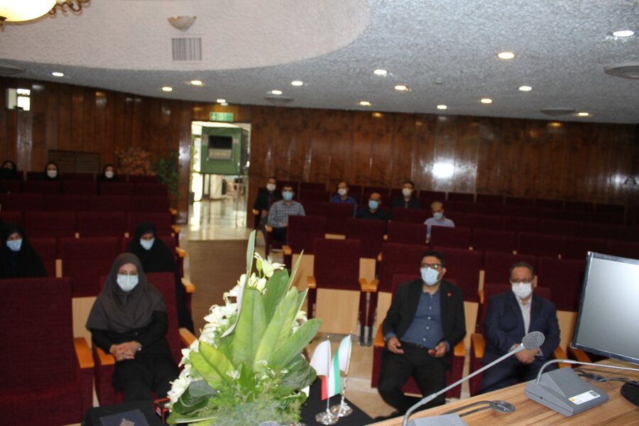 گرامیداشت شهید جبهه مقاومت در بهزیستی استان تهران