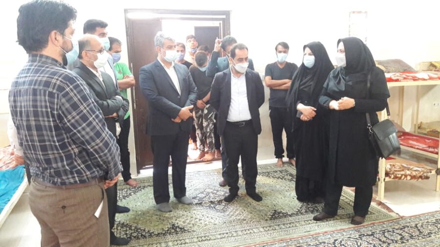 مقامات قضایی استان  از مرکز ترک اعتیاد میلادی دوباره شهر بوشهر بازدید کردند