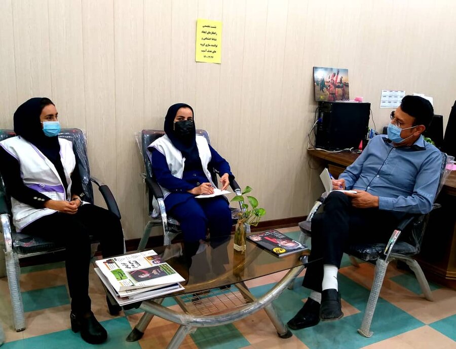 تنگستان| نشست تخصصی کارشناسان اورژانس اجتماعی با مسئول مجتمع فرهنگی هنری ارشاد تنگستان برگزار شد