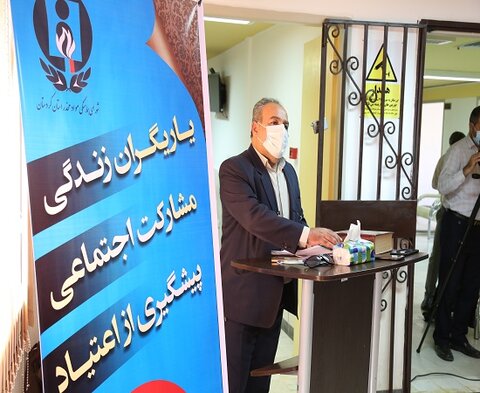 افتتاحیه برنامه ها بمناسبت هفته مبارزه با مواد مخدر در مرکز جامع درمانی و بازتوانی امید کردستان