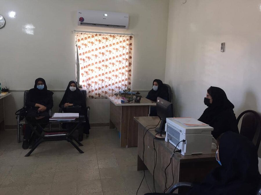 رستم| بازدید رئیس اورژانس اجتماعی استان فارس در مرکز اورژانس اجتماعی شهرستان رستم