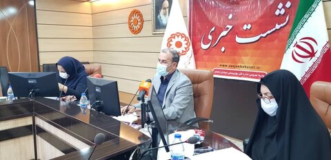 گزارش تصویری از نشست خبری مدیر کل بهزیستی استان زنجان در هفته مبارزه با موادمخدر