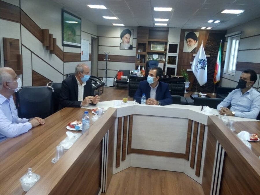 دشتستان|رئیس بهزیستی شهرستان دشتستان با شهردار برازجان دیدار وگفتگوکرد