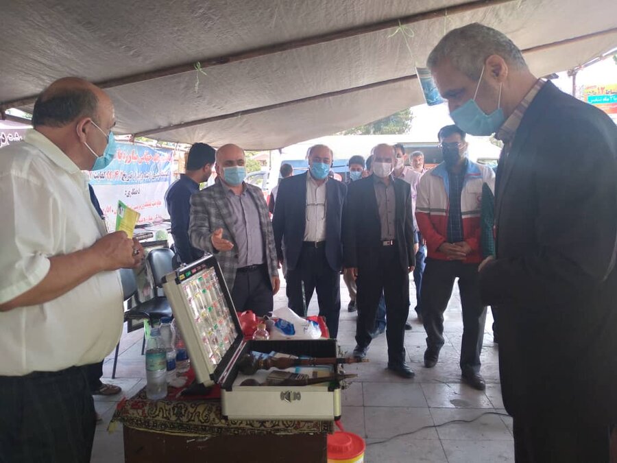 افتتاح نمایشگاه پیشگیری از اعتیاد در شهرستان تالش