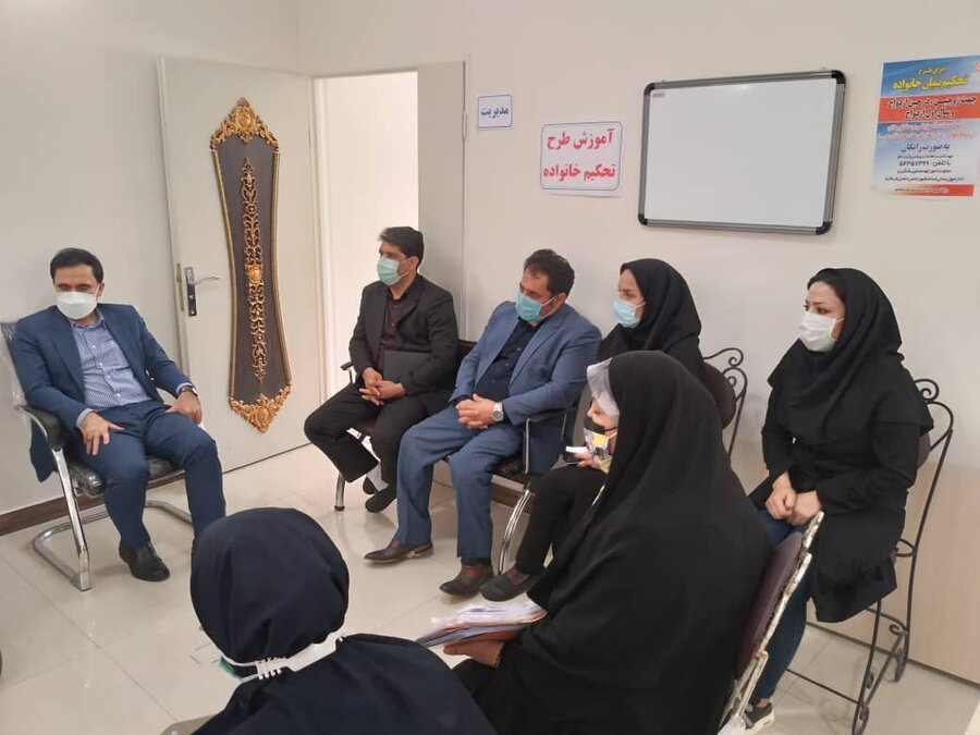 بازدید رئیس مرکز توسعه پیشگیری کشور از مرکز مثبت زندگی در اسلامشهر 