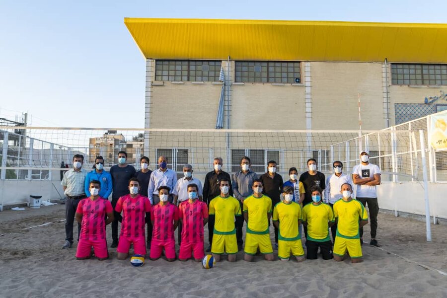 کسب مقام نایب قهرمانی مسابقات والیبال ساحلی کارگران فارس
