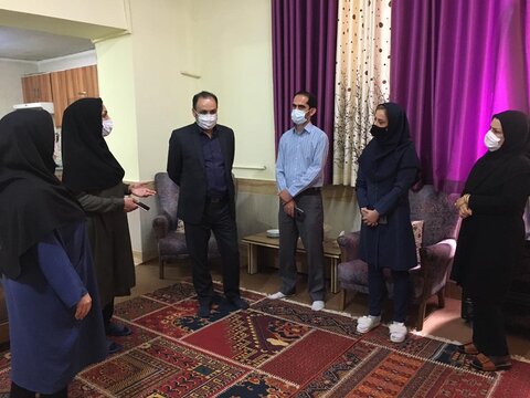 بازدید سرزده مدیرکل بهزیستی استان از مراکز حوزه آسیب‌های اجتماعی