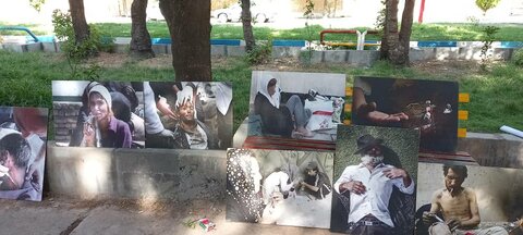 سیروان| گزارش تصویری|نمایشگاه عکس مبارزه با مواد مخدر در سیروان