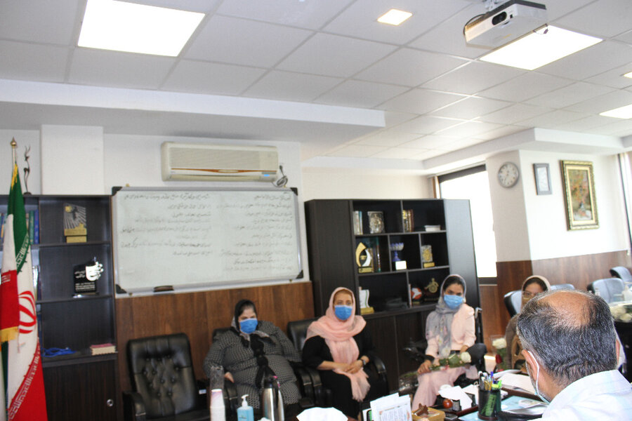 حضور نمایندگان انجمن های معلولان در دفتر معاون توانبخشی بهزیستی استان تهران
