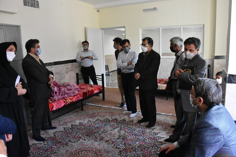 بازدید رئیس سازمان بهزیستی کشور از خانه کودکان خیابانی صدف مشهد