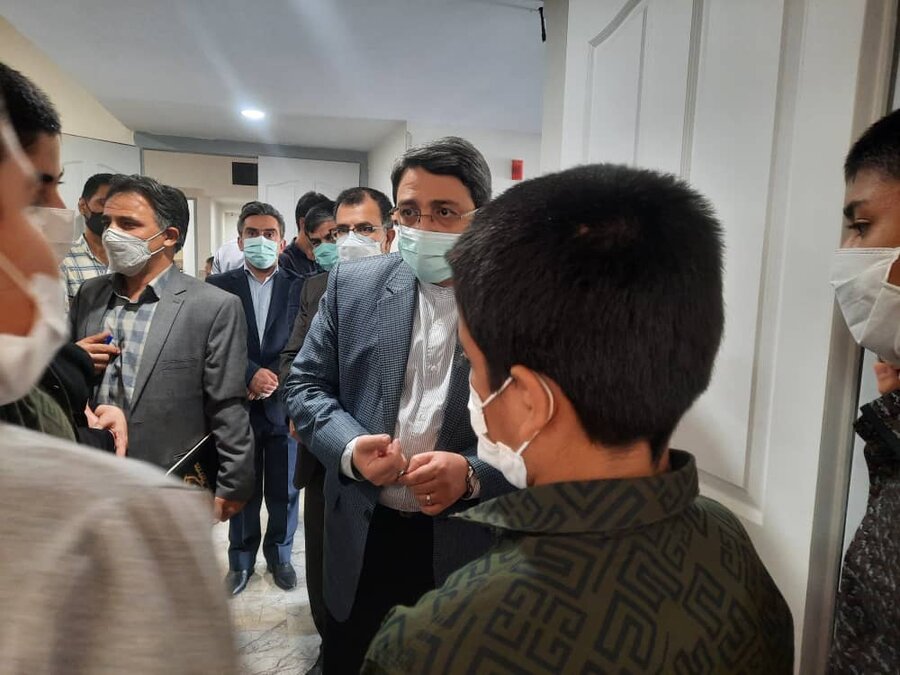بازدید دکتر قبادی دانا از مرکز کودکان کار و خیابانی در مشهد