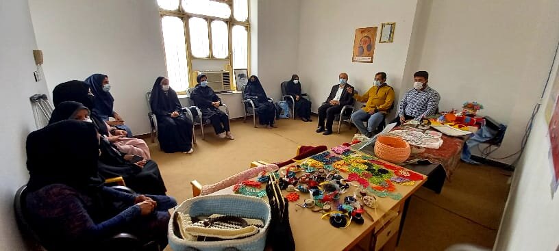 دشتستان|نمایشگاه دستاورد زنان سرپرست خانوار در مرکز مثبت زندگی ۴۷۴۴ بهزیستی دشتستان