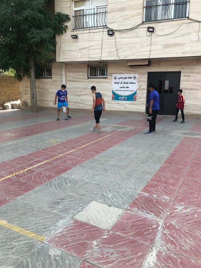 برگزاری مسابقه ورزشی فرزندان در مرکز  شبانه روزی لواسانات