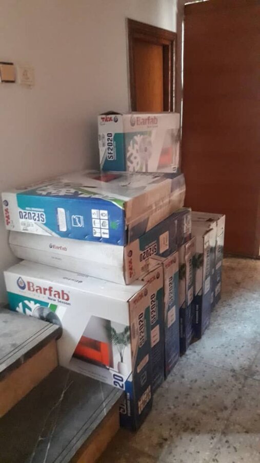 اهدای بیست دستگاه یخچال و پنکه به بهزیستی شهرستان فومن