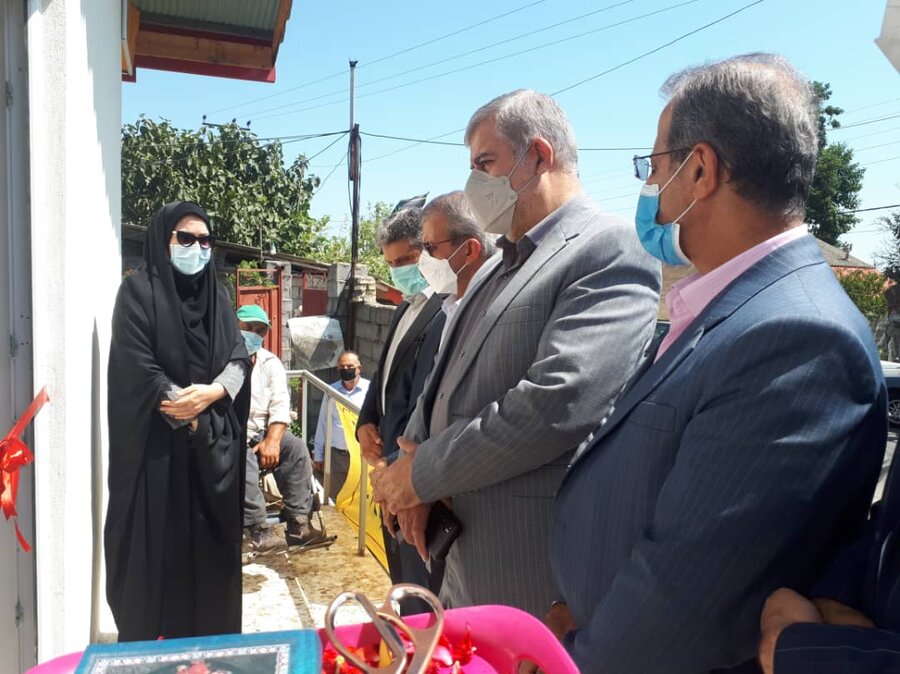 افتتاح پنج واحد مسکن مددجویی به مناسبت هفته دولت در لاهیجان