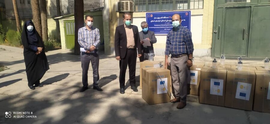  سازمان ملل ۱۷ دستگاه اکسیژن ساز به سالمندان خراسان شمالی اهدا کرد