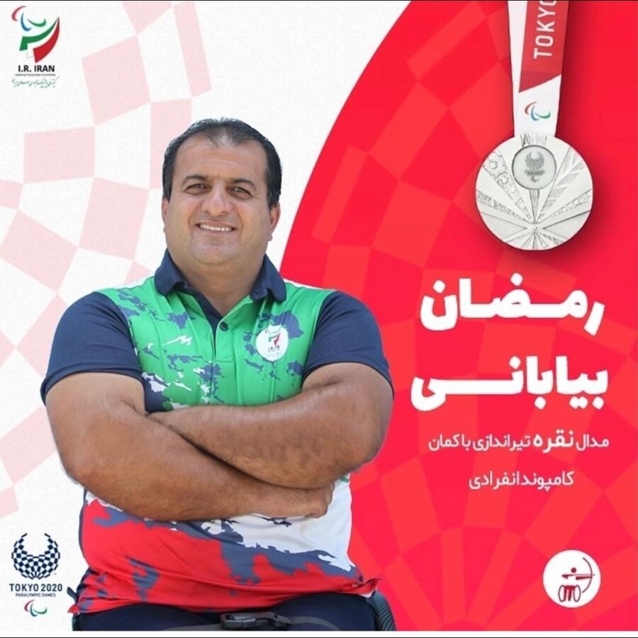 پیام تبریک مدیرکل بهزیستی استان مازندران در پی کسب مدال نقره رمضان بیابانی در مسابقات پارالمپیک توکیو