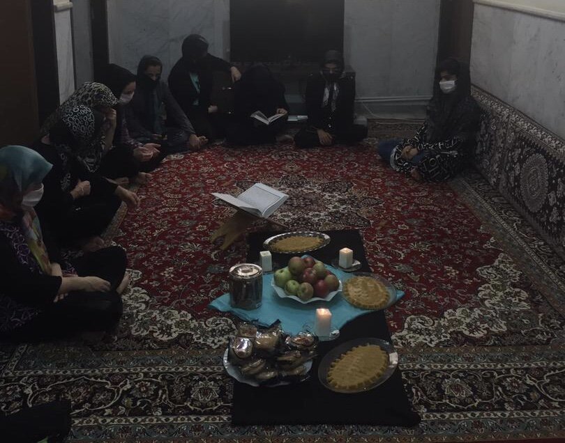 فیروزکوه| سوگواری دختران نیلوفر در رثای اهل بیت