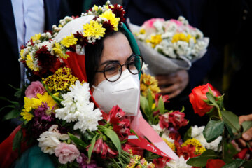استقبال از زهرا نعمتی قهرمان پارالمپیک در کرمان