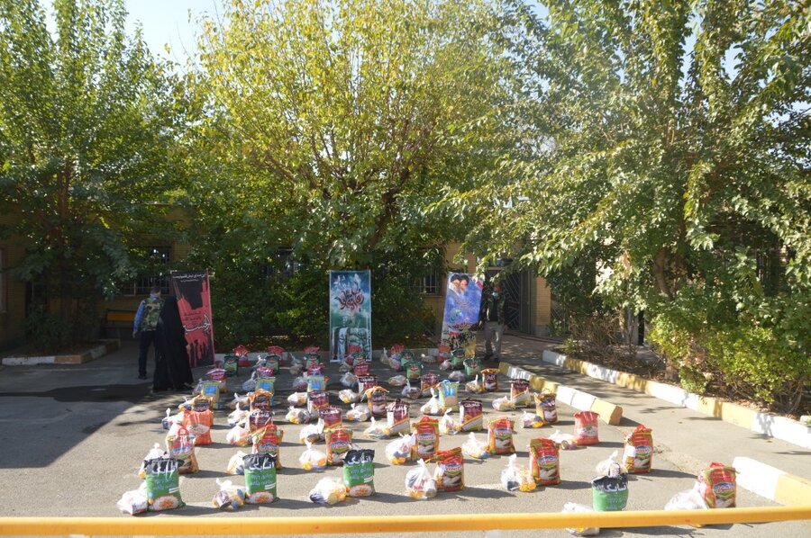 شمیرانات| اجرای مانور شهید سلیمانی و اهدای بسته های حمایتی