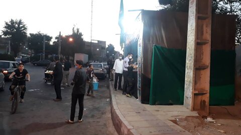 حضور کارشناسان اورژانس اجتماعی در عزاداری اربعین حسینی 