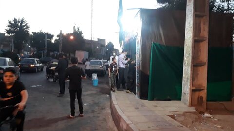 حضور کارشناسان اورژانس اجتماعی در عزاداری اربعین حسینی 