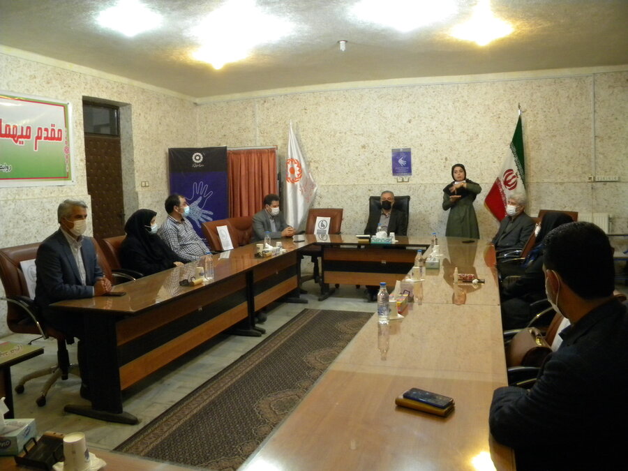مراسم روز جهانی  ناشنوایان در بهزیستی استان اردبیل