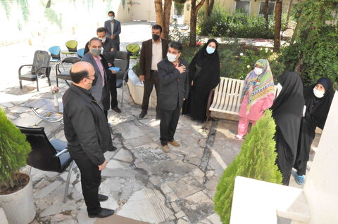 بازدید مدیران بهزیستی و دادستانی مشهد از خانه سالمندان ایثار