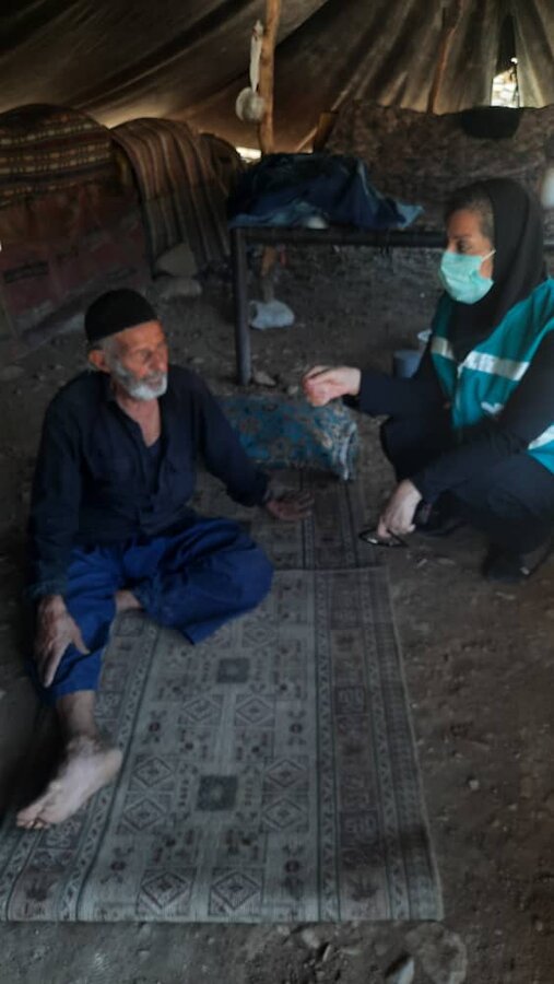 حضور تیم محب بهزیستی مسجدسلیمان در مناطق زلزله زده شهرستان اندیکا
