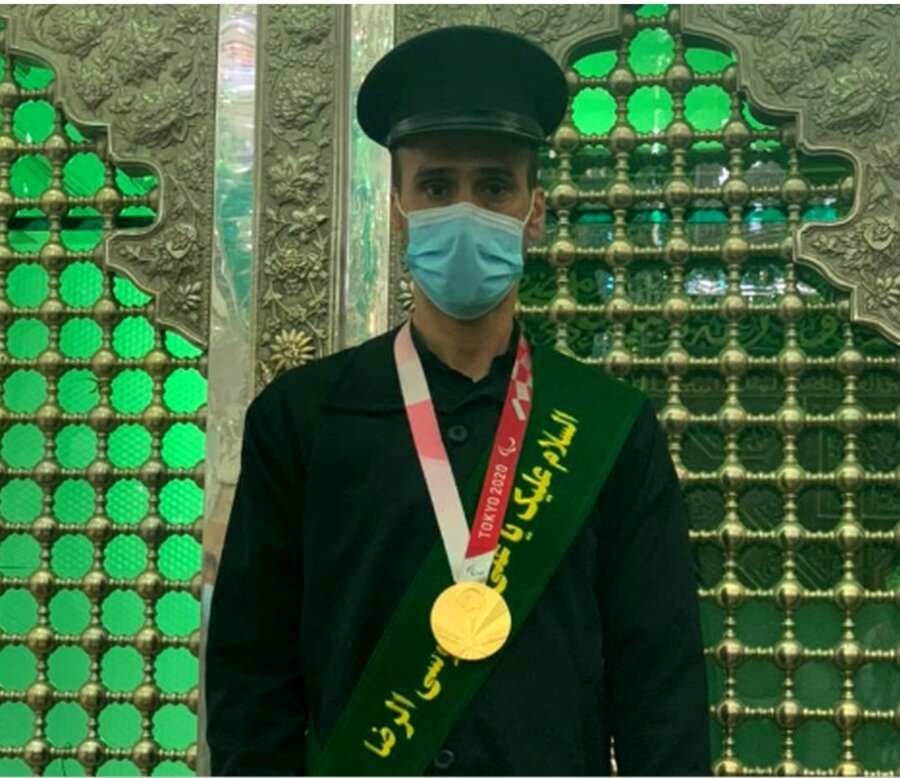 در رسانه | مدال آور پارالمپیک به افتخار خادمی امامزاده حسین(ع) نائل آمد