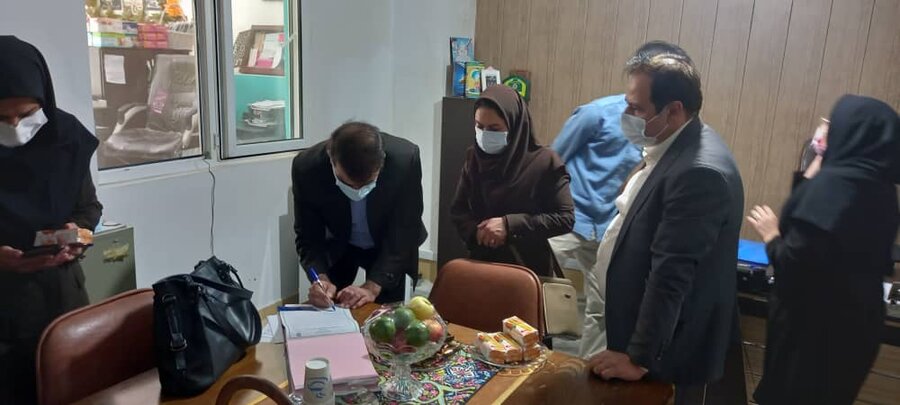 مدیر اداره حراست و مسئول بازرسی بهزیستی البرز از بهزیستی شهرستان ساوجبلاغ بازدید کردند
