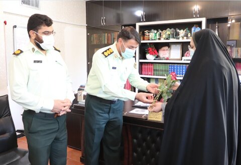 گزارش تصویری| دیدار مدیرکل بهزیستی استان با کارکنان نیروی انتظامی