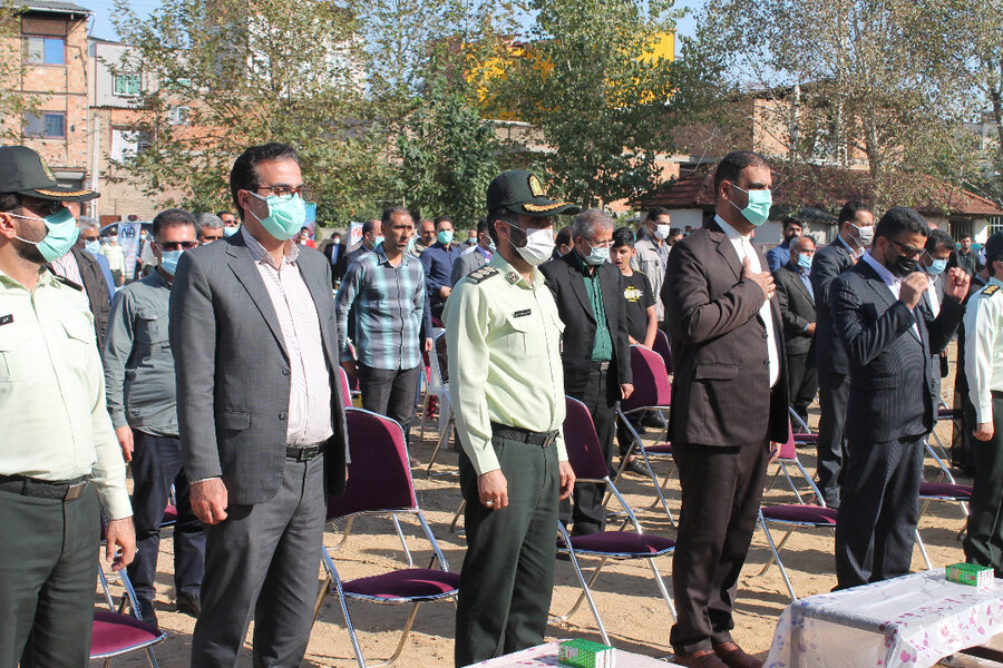 مراسم امحاء انواع مواد مخدر و روانگردان ها در شهرستان نکا برگزار شد
