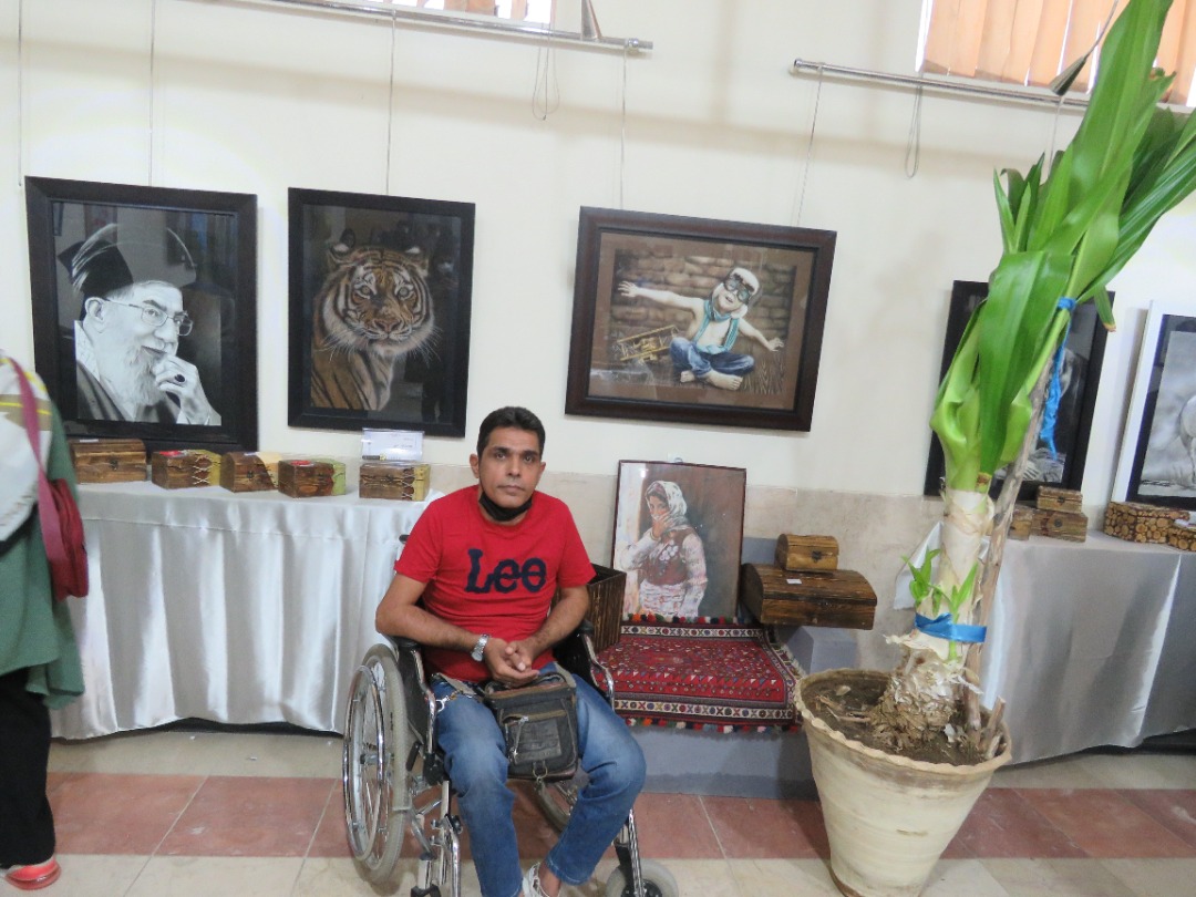 نمایشگاه آثار توانمندی افراد دارای معلولیت شهرستان سیرجان 