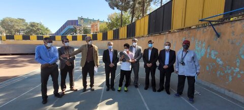 گزارش تصویری| برگزاری مسابقات دو و میدانی نابینایان و کم‌بینایان به مناسبت روز جهانی عصای سفید