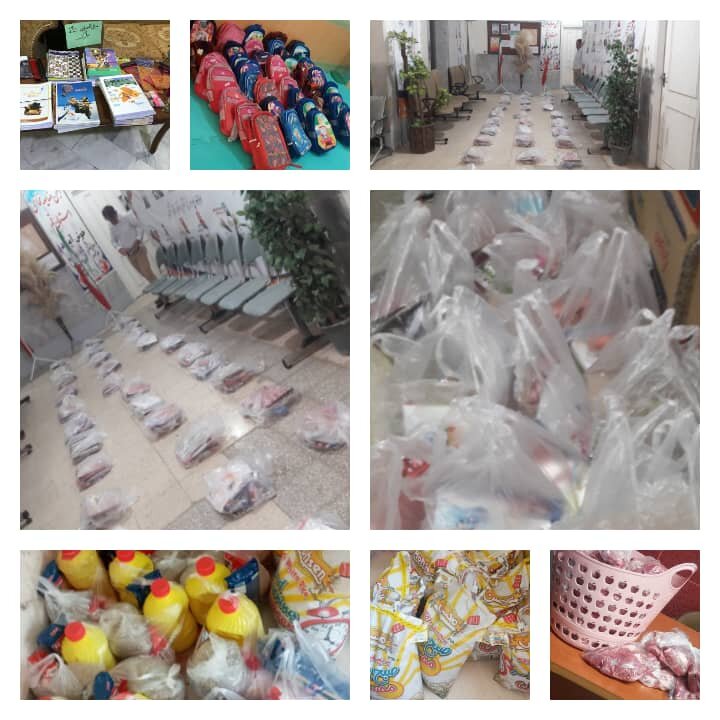 توزیع ۵۰۰ بسته لوازم التحریر و مواد غذایی بین مددجویان بهزیستی قم	