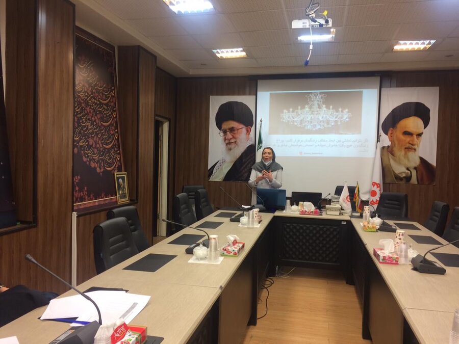 شمیرانات| نشست فرهنگی مدیر بهزیستی با فرماندهی بسیج دادگستری استان تهران