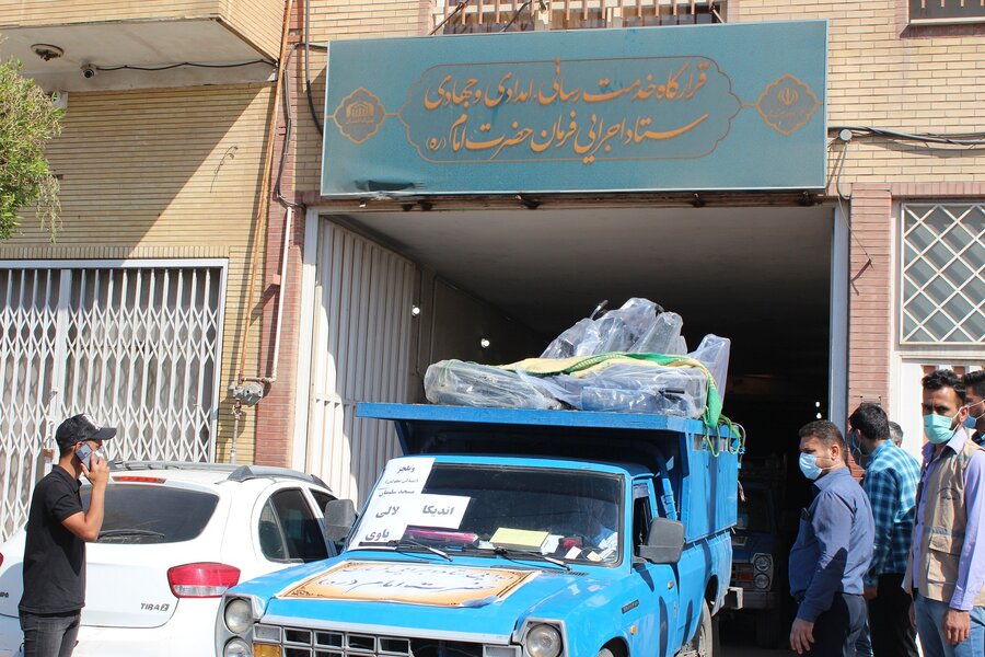 اهدا ویلچر به معلولان  تحت پوشش بهزیستی خوزستان