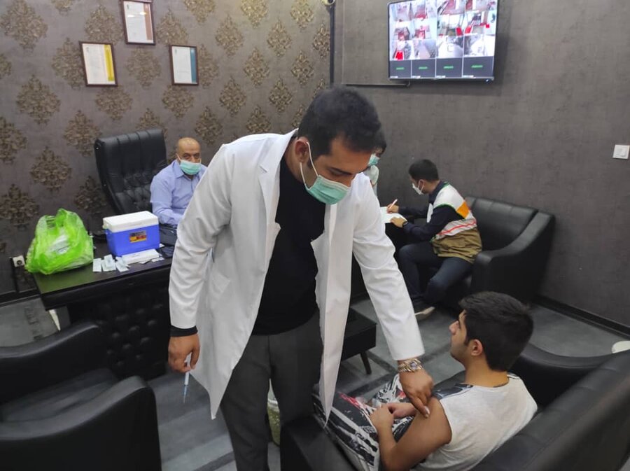 شمیرانات| اجرای طرح واکسیناسیون در مراکز اقامتی ترک اعتیاد