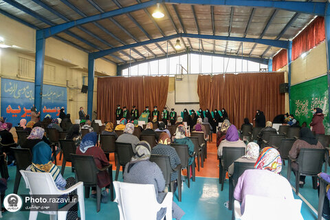 گزارش تصویری |  بازدید خادمین حرم مطهر رضوی از مرکز توانبخشی موسسه خیریه طوس مشهد
