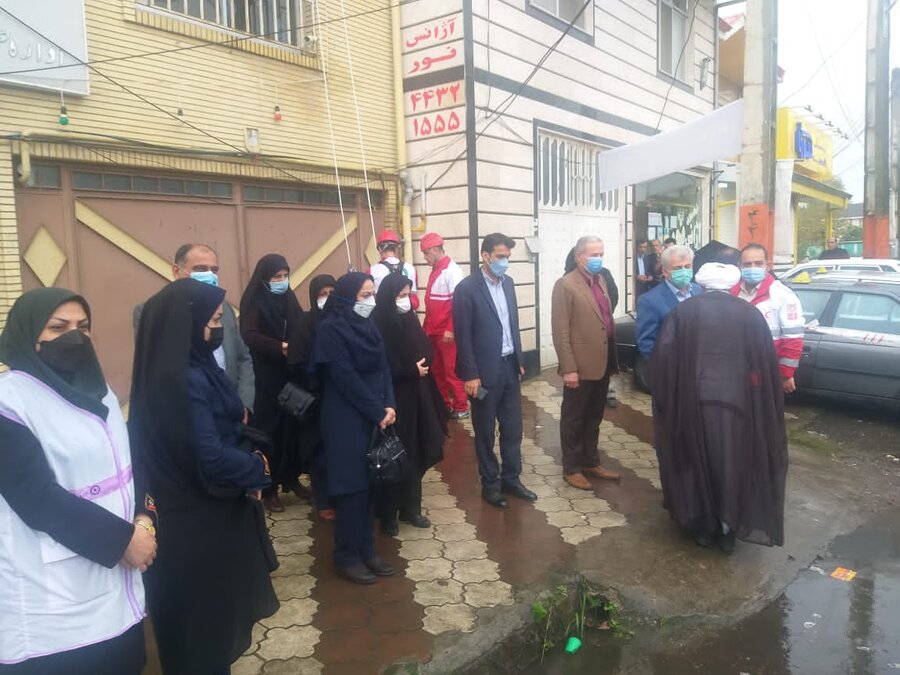 برگزاری مانور تخلیه اضطراری در بهزیستی شهرستان صومعه سرا