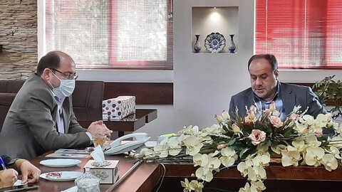 نجف آباد | دیدار رئیس بهزیستی شهرستان با شهردار جدید نجف آباد