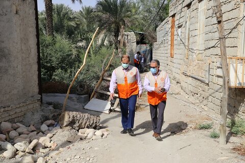 گزارش تصویری | بازدید نماینده رییس سازمان بهزیستی کشور از مناطق زلزله زده هرمزگان